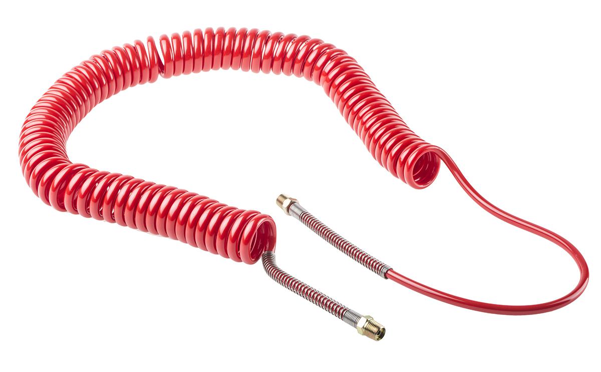 RS PRO 6m, Polyurethane Recoil Hose, with BSPT 1/4" Male connector