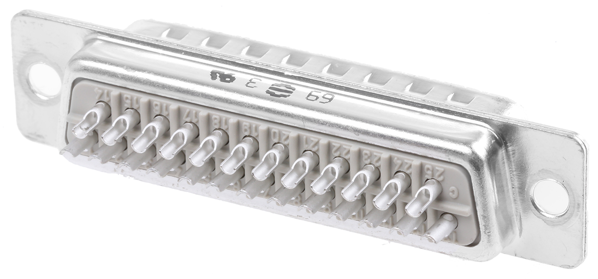 HARTING 25 Way Panel Mount D-sub Connector Plug
