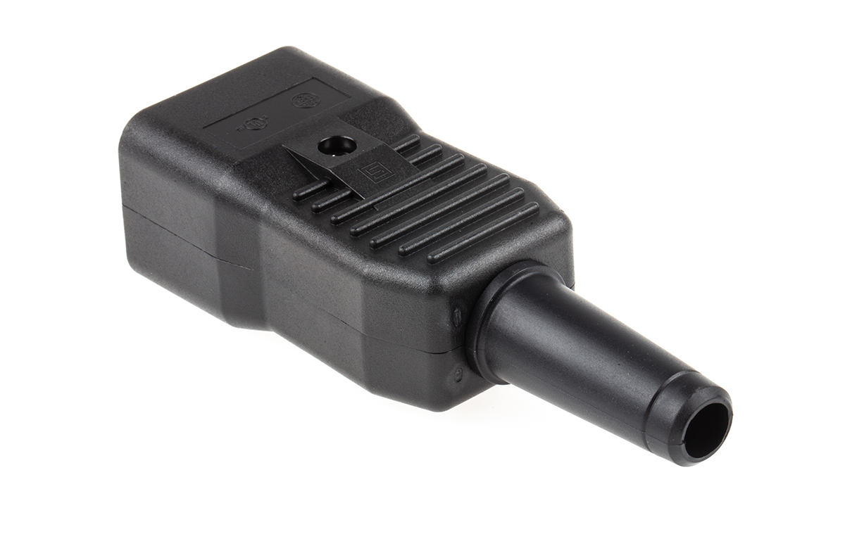 Schurter C20 Cable Mount IEC Connector Male, 16A, 250 V