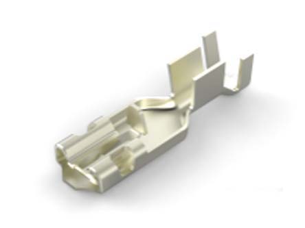 TE Connectivity Positive Lock 0.250 Uninsulated Female Spade Connector, Receptacle, 6.43 (W) x 0.84mm Tab Size