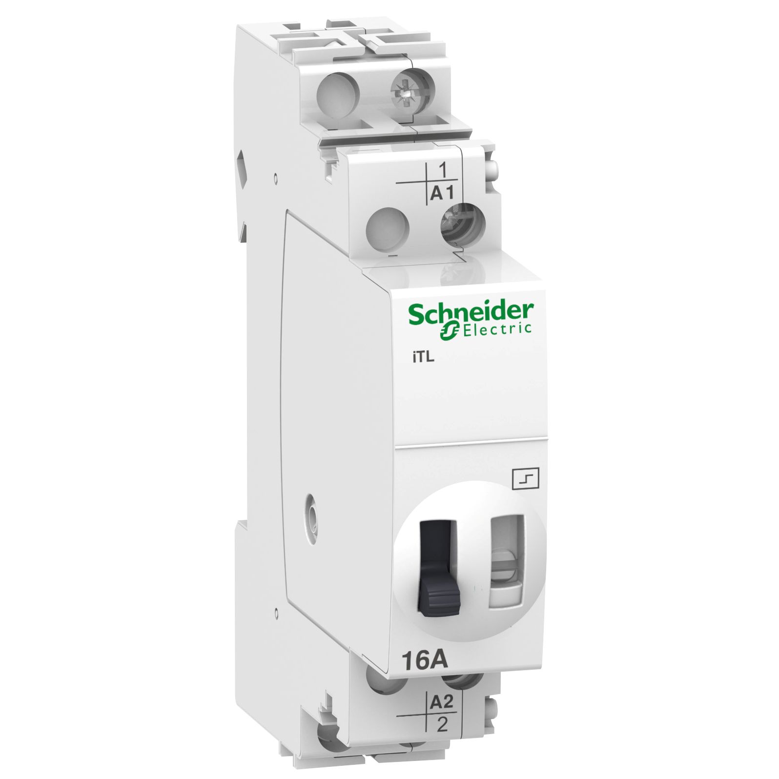 Schneider Electric DIN Rail Power Relay, 12 V dc, 24V ac Coil, 16A Switching Current, SPST