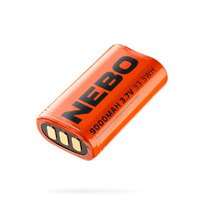 Nebo Rechargeable, NEB-BAT-0006-G, 3.7V, 21700, Lithium-Ion Rechargeable Battery, 9Ah