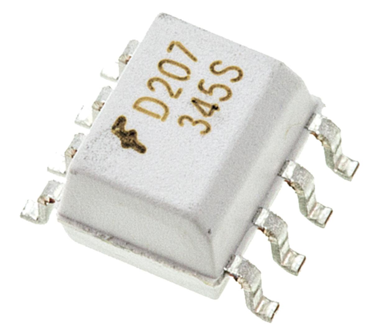 onsemi, MOCD207R2M DC Input Transistor Output Dual Optocoupler, Surface Mount, 8-Pin SOIC