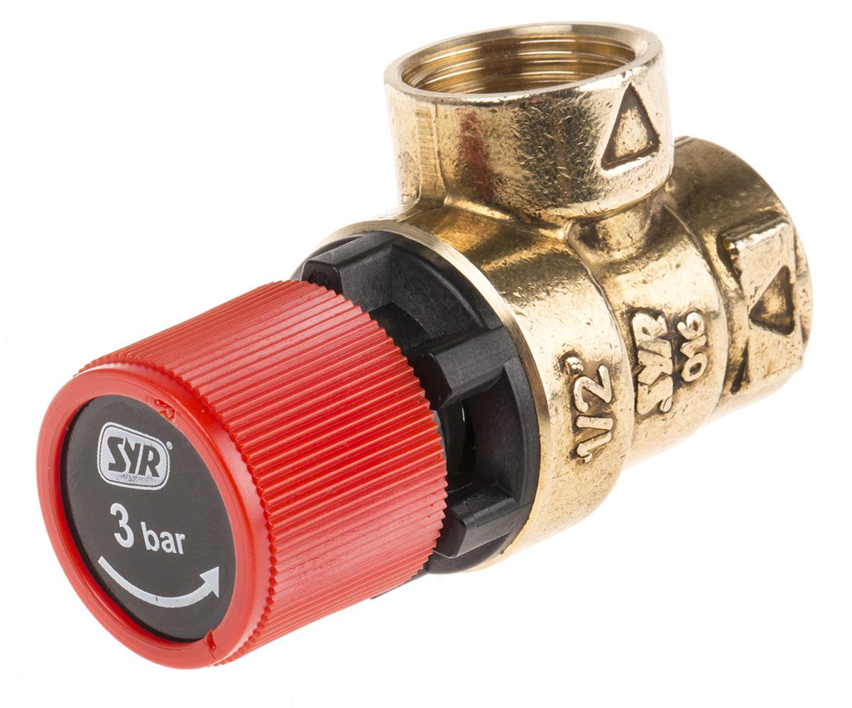 Reliance 3bar Pressure Relief Valve With Female BSP 1/2 in BSP Female Connection and a BSP 1/2 Exhaust Port