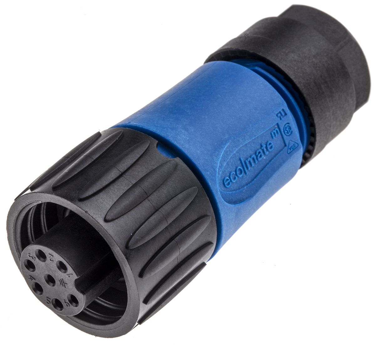 Amphenol Industrial Circular Connector, 6 Contacts, Cable, Standard Connector, Socket, Female, IP67, Ecomate M Series