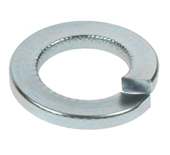 RS PRO Bright Zinc Plated Steel Locking Washers, M5, DIN 127B