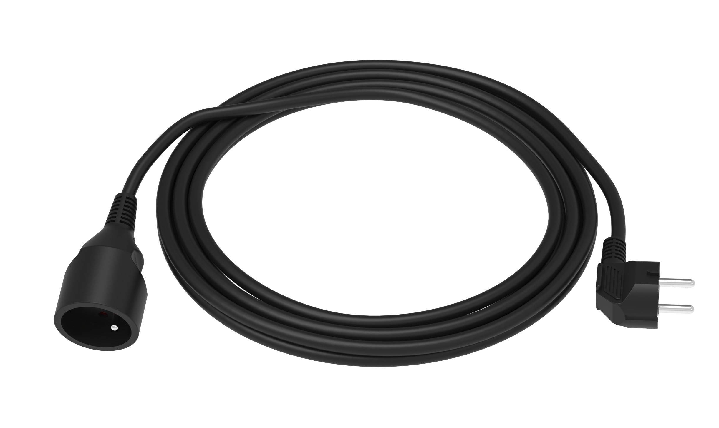 RS PRO 5m 1 Socket Type E - French Extension Lead, 230V, IP20