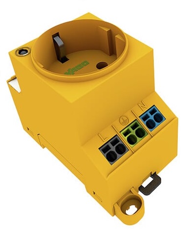 WAGO 709-582 709 Series Yellow, 2.5mm², Cage Clamp Termination