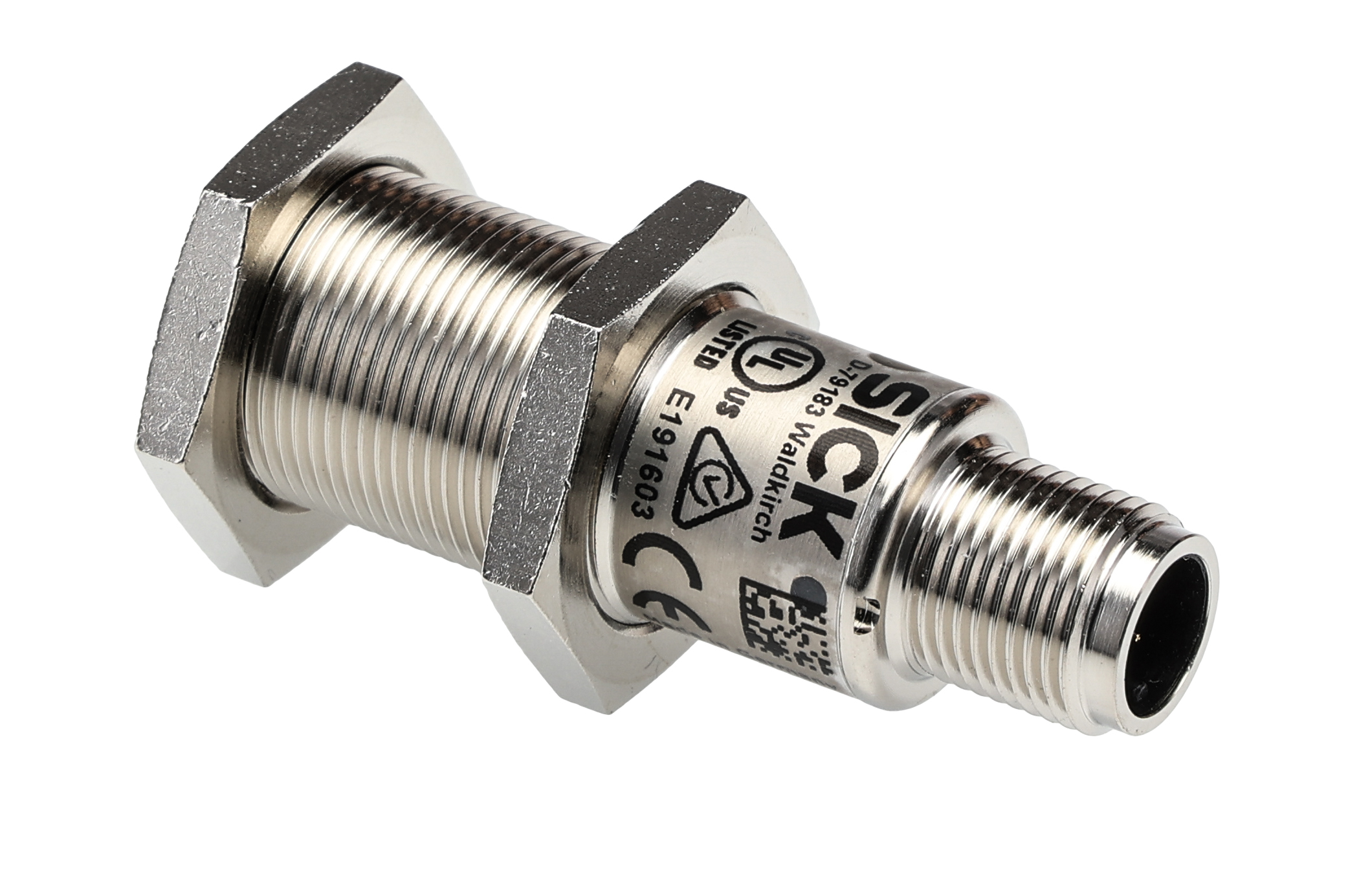 SICK Ultrasonic Threaded Barrel Proximity Sensor, M18, 1 m Detection 0-10 V, 15 → 30 V dc