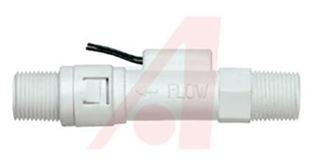 Gems Sensors FS-380P Series Piston Flow Switch for Liquid, 0.5 gal/min Max