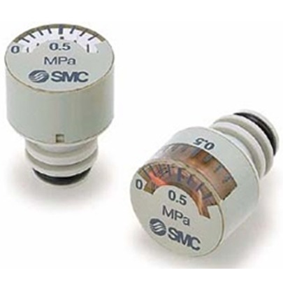 SMC NPT 1/8 Analogue Pressure Gauge 1mPa Panel 37mm Outside Diameter