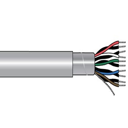 Alpha Wire Alpha Essentials Communication & Control Control Cable, 1 Cores, 1.5 mm² 16 AWG, Screened, 100 ft, Grey