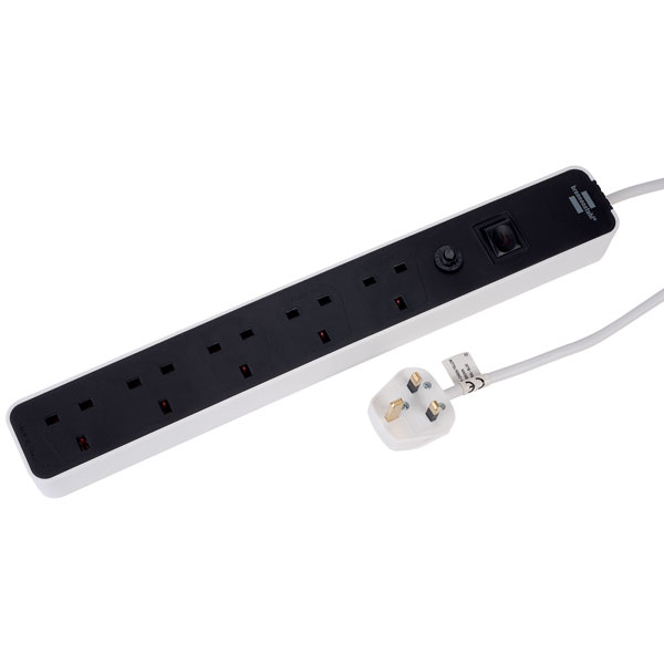 brennenstuhl 3m 5 Socket Type G - British Extension Lead