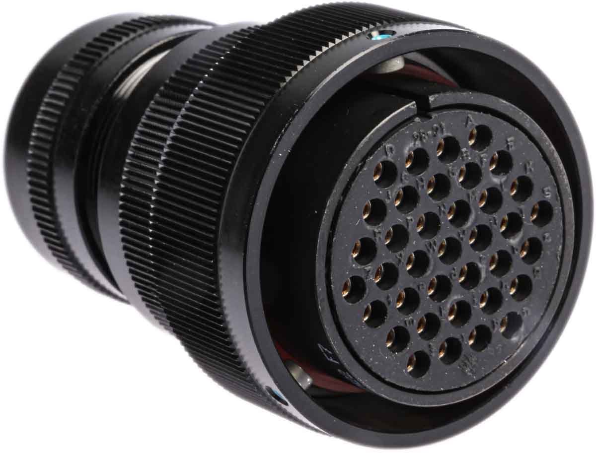 Glenair, Copper Alloy 37 Way Cable Mount MIL Spec Circular Connector Plug, Socket Contacts,Shell Size 28, MIL-DTL-5015
