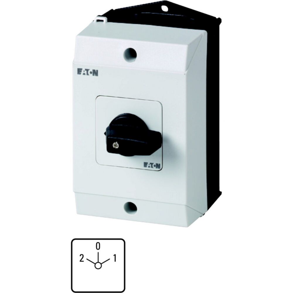 Eaton, 4P 3 Position Changeover Cam Switch, 690V (Volts), 20A, Rotary Actuator