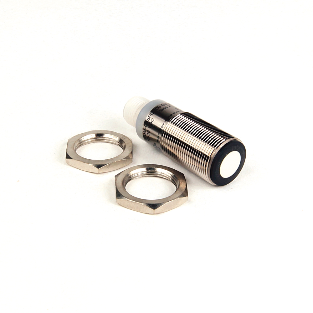 Allen Bradley Ultrasonic Threaded Barrel Proximity Sensor, M18, 18 mm Detection