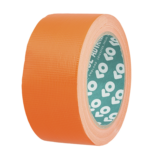 Advance Tapes AT6200 Duct Tape, 25m x 50mm, Orange, Gloss Finish