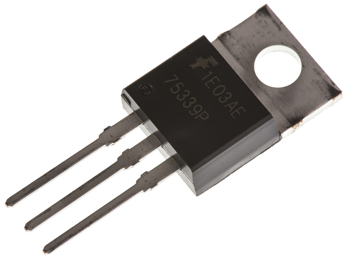 onsemi UltraFET Type N-Channel MOSFET, 75 A, 55 V Enhancement, 3-Pin TO-220