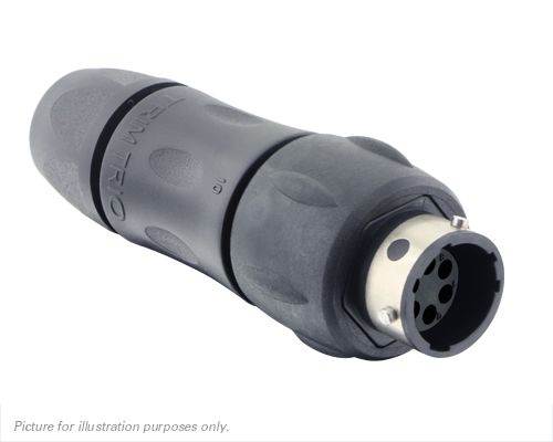 Souriau Sunbank by Eaton Circular Connector, 6 Contacts, In-Line, Standard Connector, Socket, Male, IP68, IP69K, UTGX