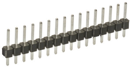HARWIN M20 Series Straight Through Hole Pin Header, 3 Contact(s), 2.54 mm Pitch, 1 Row, Unshrouded
