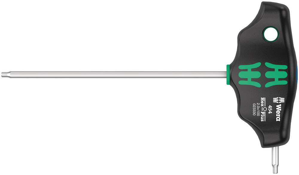 Wera T Shape Metric Hex Key Set, 2.5x100
