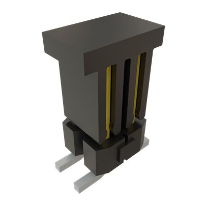 Samtec TSM Series Vertical Surface PCB Header, 4 Contact(s), 2.54 mm Pitch, 2 Row, Unshrouded
