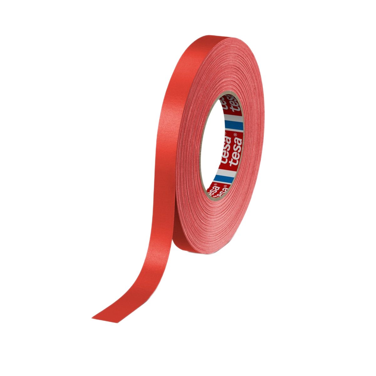 Tesa Tesa 4651 04651-00565-00 Cloth Tape, 50m x 15mm, Red, Acrylic Coated Finish