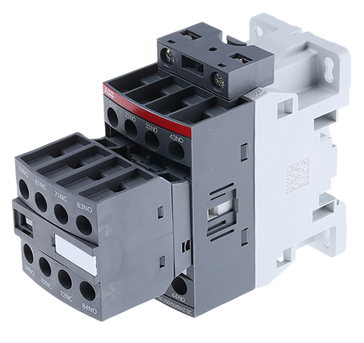 ABB NF Contactor, 230 V ac Coil, 8-Pole, 6 A 250 V, 6 NO/2 NC, 690V