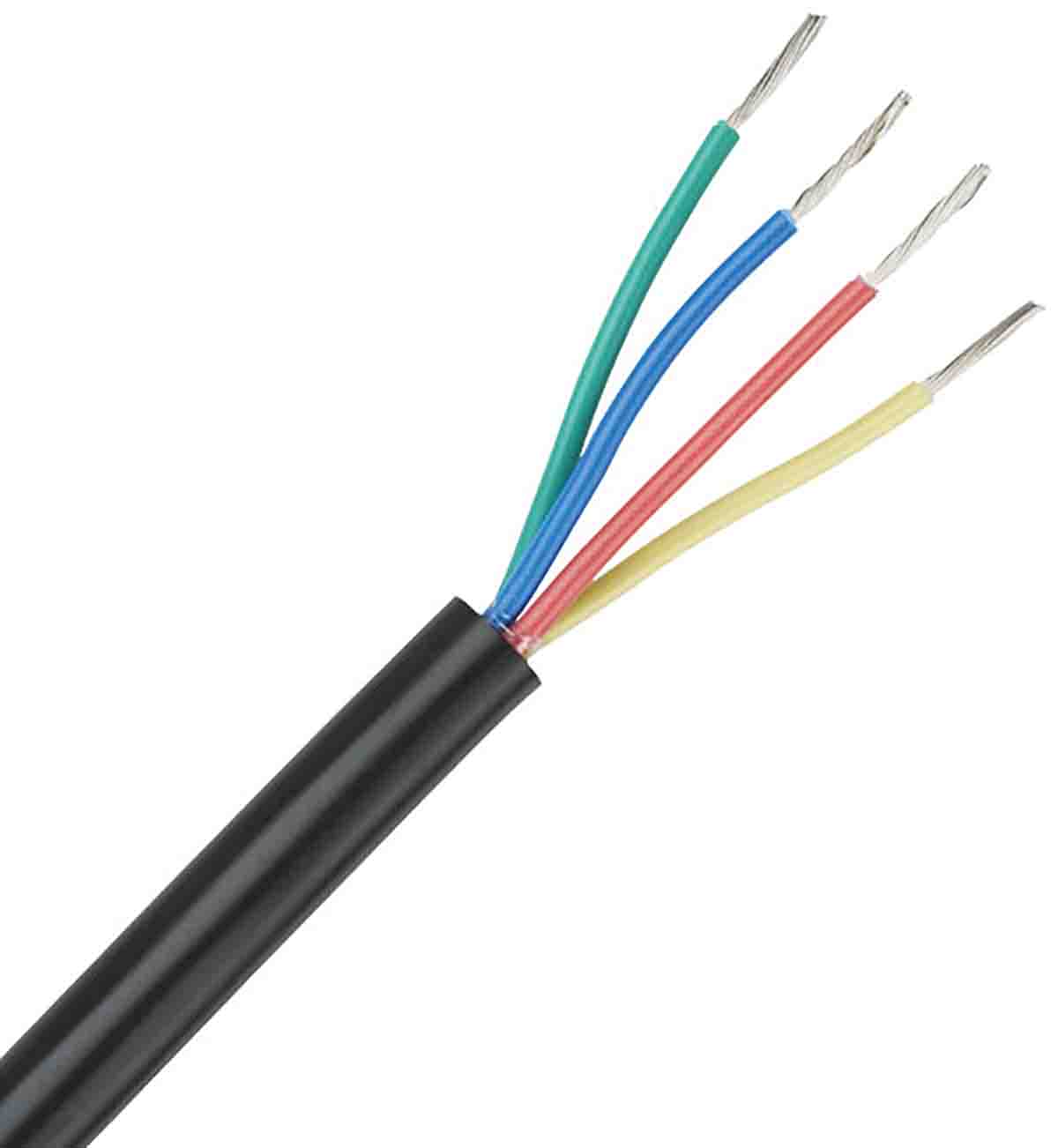 RS PRO Data Cable, 4 Cores, 0.5 mm², Unscreened, 20 AWG, 25m