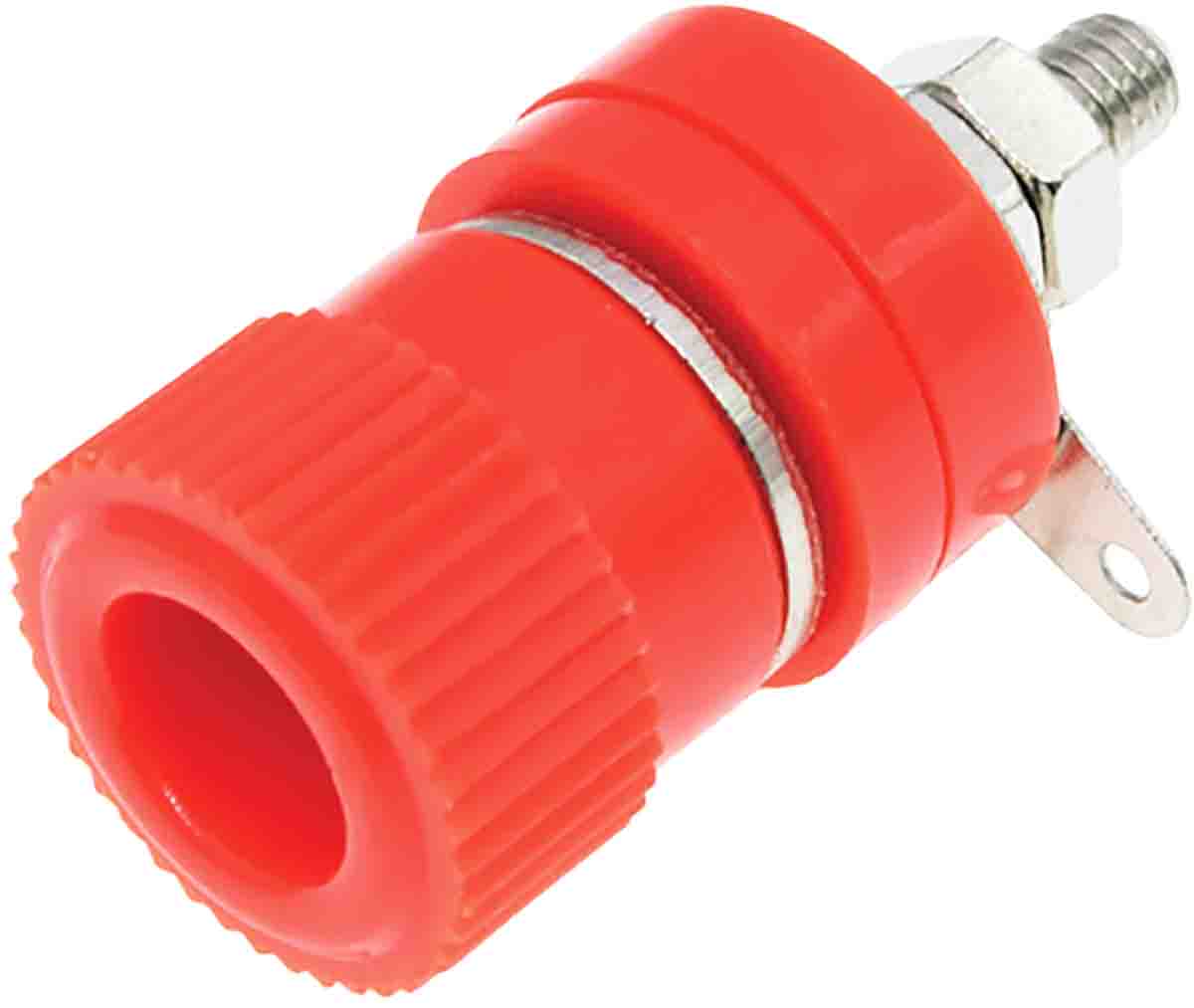 RS PRO Red Female Banana Socket, 4 mm Connector, Solder Termination, 24A, 30V, Nickel Plating