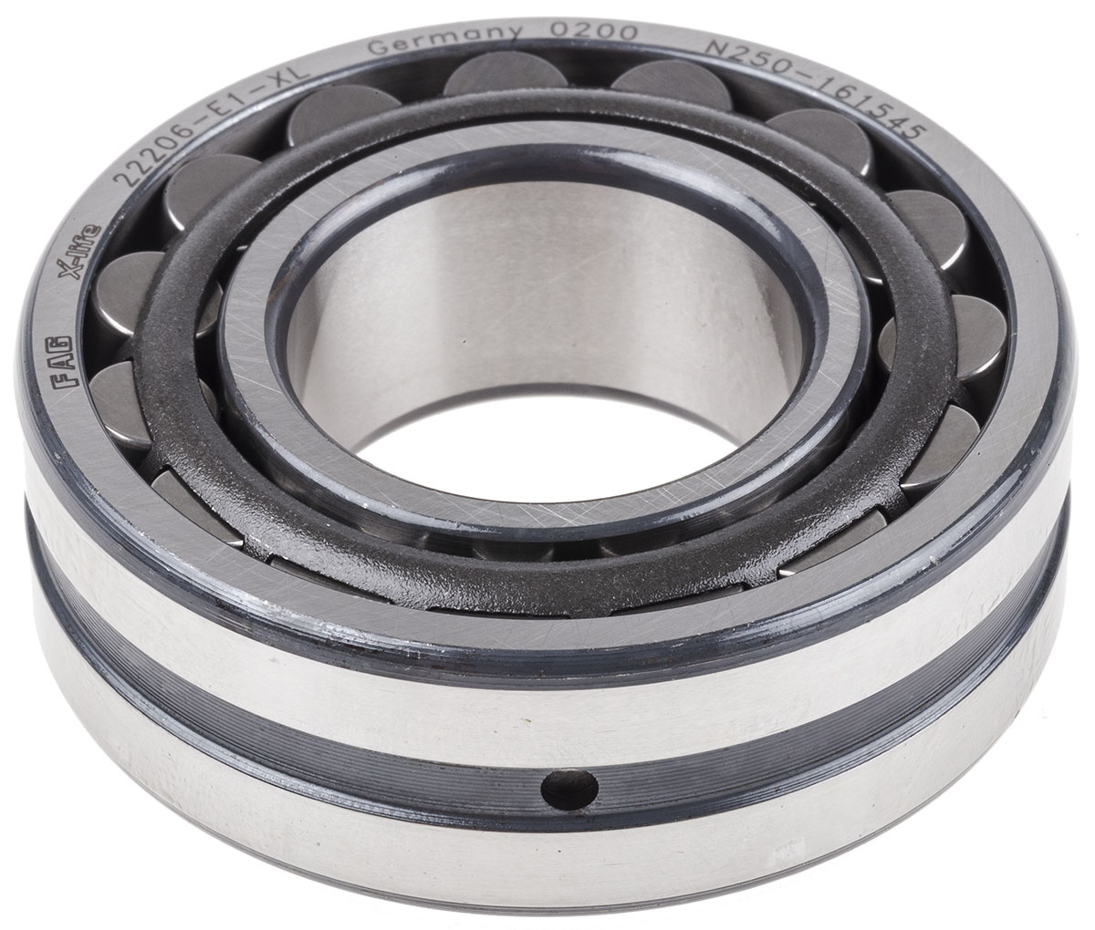 FAG 22206-E1-XL 30mm Bore Spherical Bearing, 57000N Radial Load Rating, 62mm O.D