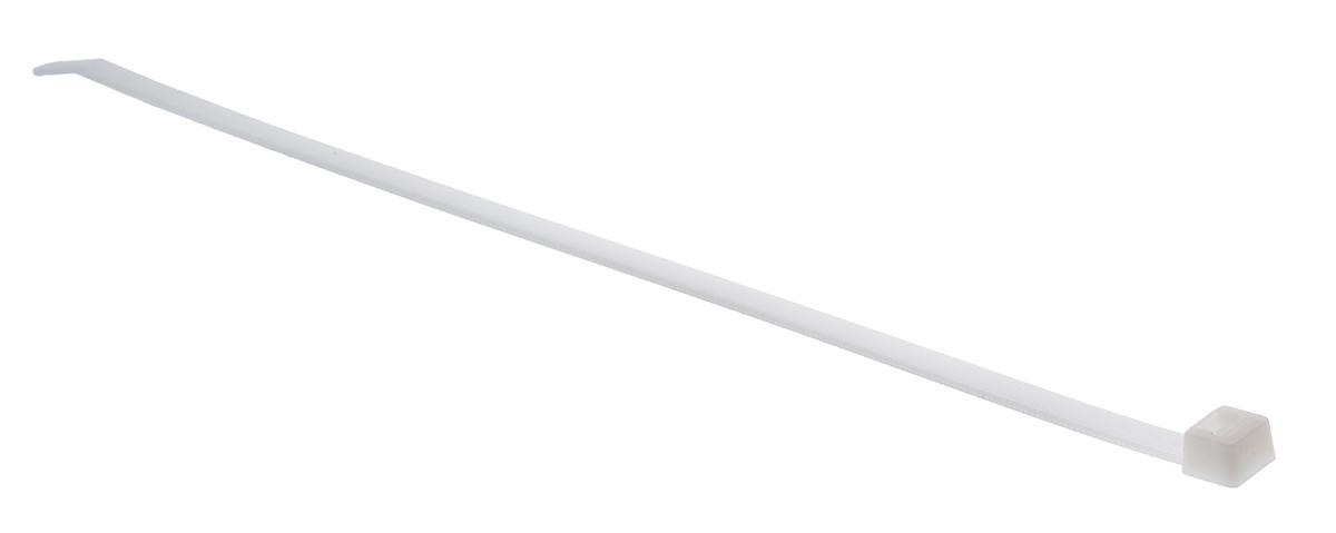 HellermannTyton Cable Tie, 300mm x 7.6 mm, Natural Polyamide 6.6 (PA66), Pk-100