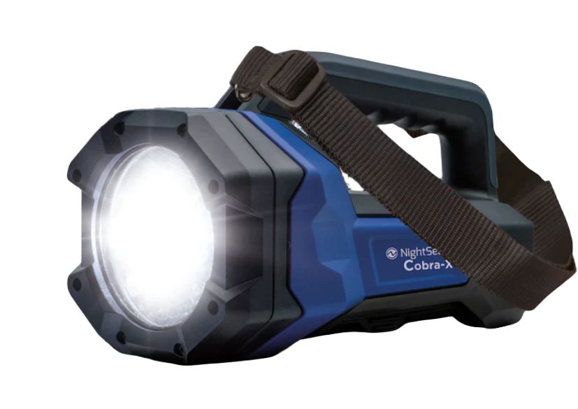 Nightsearcher LED Torch Black, Blue - Rechargeable 1200