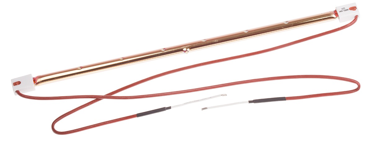 RS PRO 1500 W SK15 Infrared (IR) Heat Lamp 350 mm, 230 V