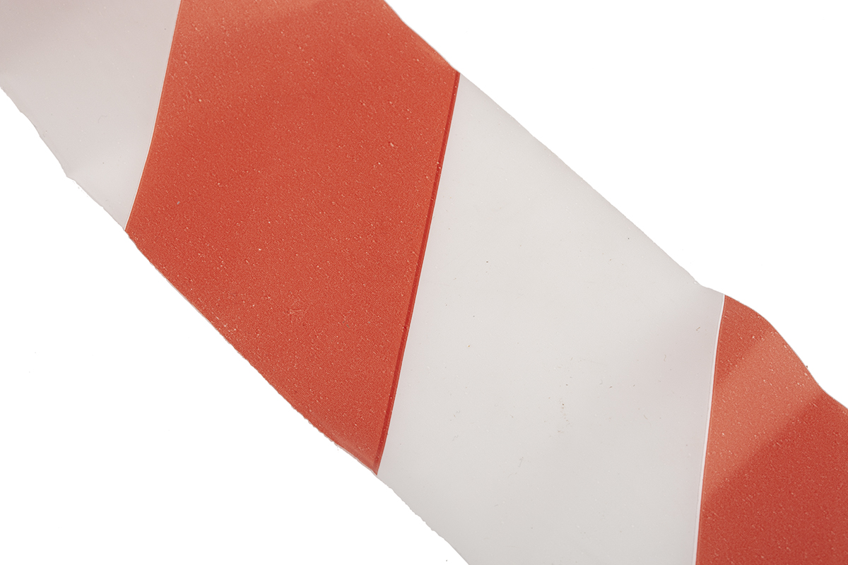 JSP Red/White PE 500m Non-adhesive Barrier Tape