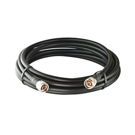 MOXA A-CRF-NMNM Series, 9 m, LMR-400 LITE Coaxial, Terminated 50 Ω