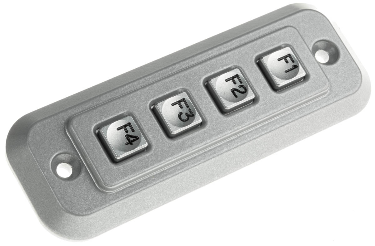 Storm IP65 4 Key Die Cast Zinc Keypad
