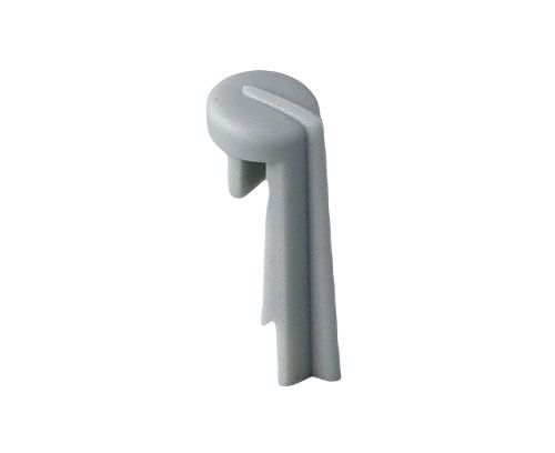 OKW Grey Potentiometer Knob Round Shaft, A1105007