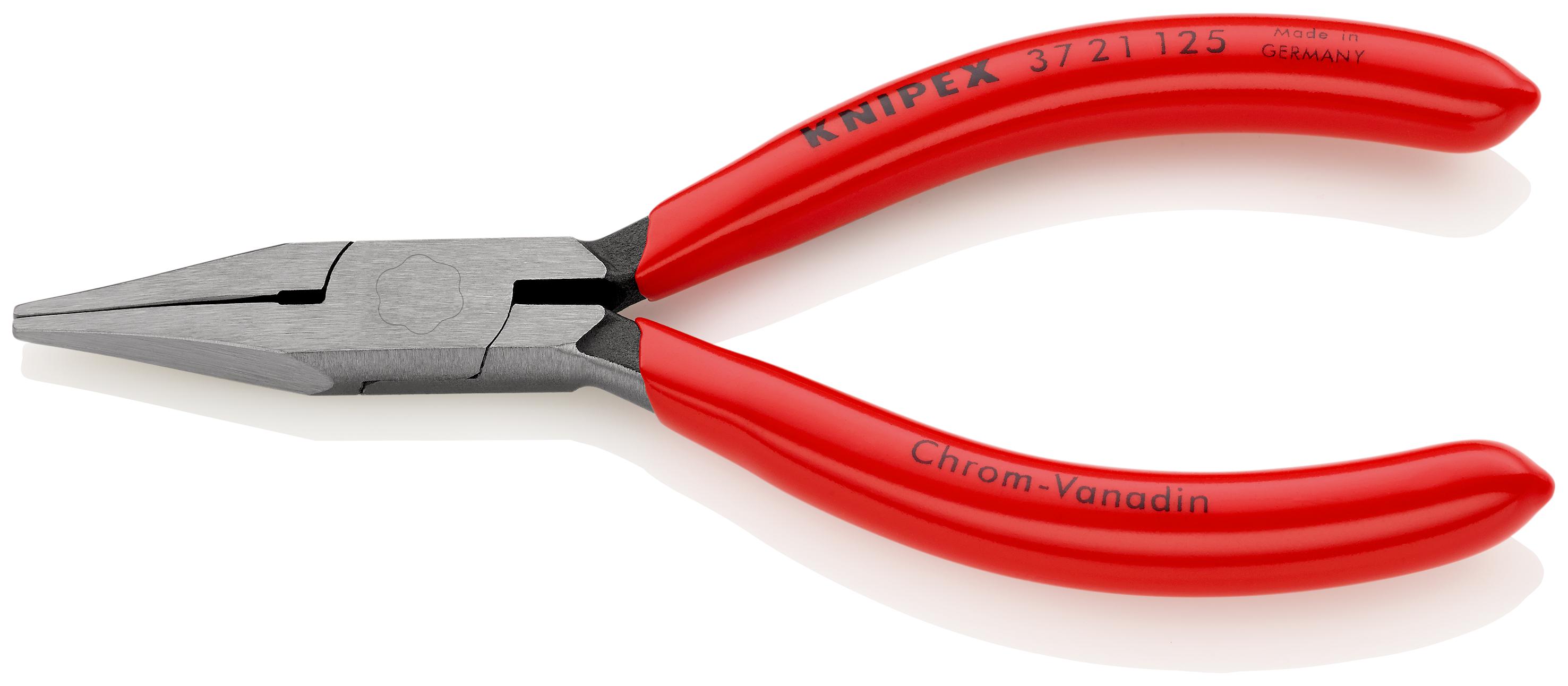 Knipex Nose pliers, 125 mm Overall, Flat Tip, 27mm Jaw