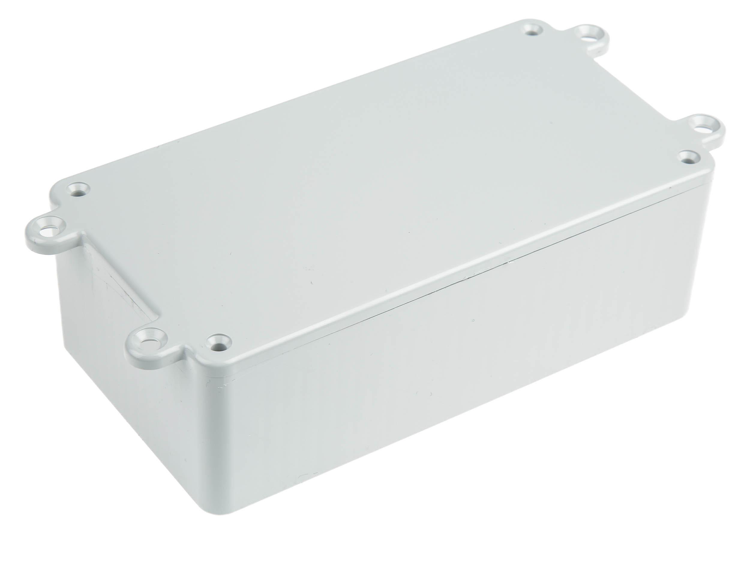 CAMDENBOSS 2000 Series Grey ABS Enclosure, IP54, Flanged, Grey Lid, 120 x 65 x 40mm