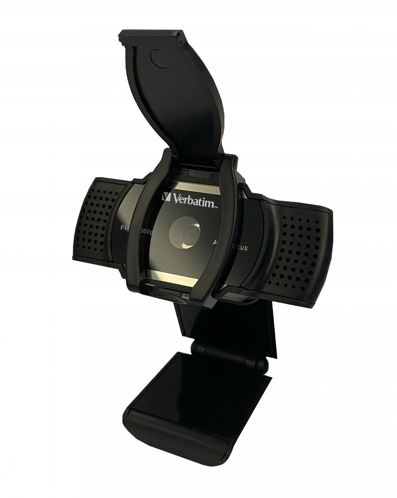 Verbatim AWC-01 USB 2.0 8MP 30fps Webcam, 2560 x 1440