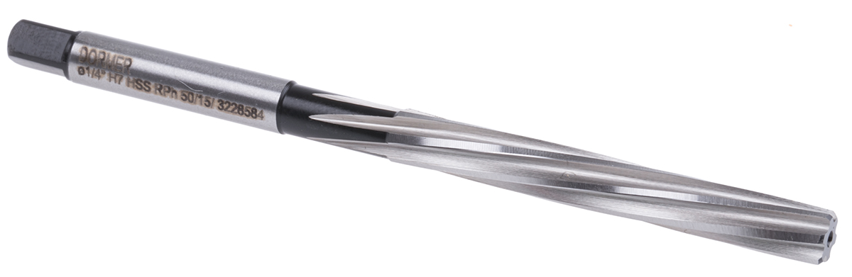 Dormer 1/4in x 100 mm HSS Hand Reamer