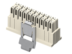 Samtec, IPD1 Male Crimp Connector Housing, 2.54mm Pitch, 4 Way, 2 Row