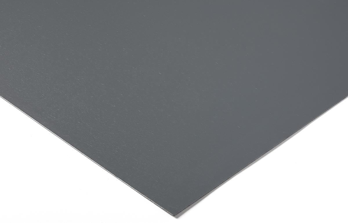 RS PRO Grey Plastic Sheet, 1000mm x 500mm x 4.5mm
