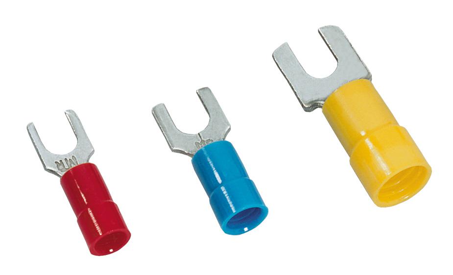 MECATRACTION Insulated Fork Terminal Polyamide