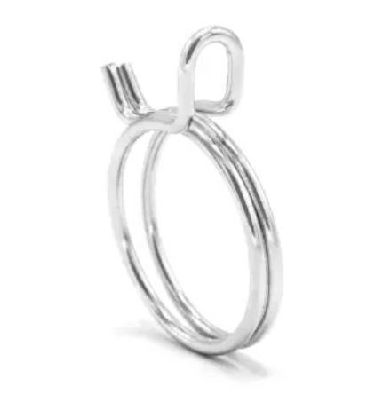 MIKALOR Steel Hose Clamp, 5.2mm Band Width, 7.3 → 7.8mm ID