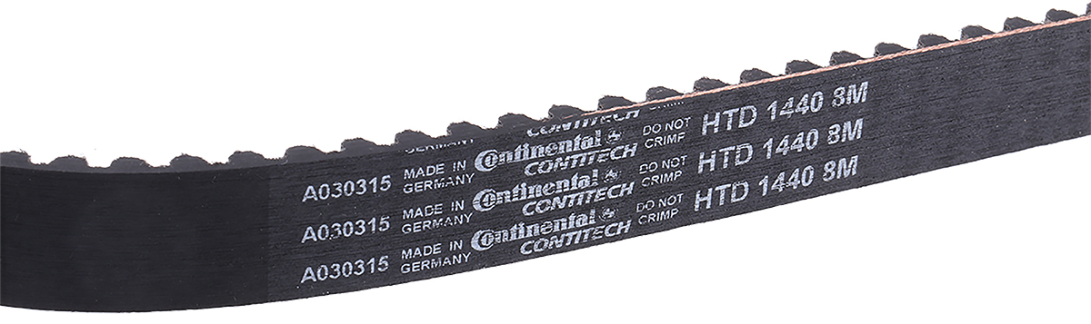 Contitech 1440 8M 20 Timing Belt, 180 Teeth, 1440mm Length, 20mm Width