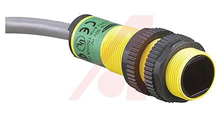 Banner Diffuse Photoelectric Sensor, Barrel Sensor, 300 mm Detection Range