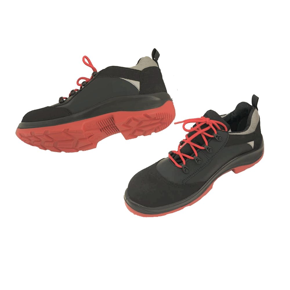 Catu MV-222 Unisex Black, Orange Toe Capped Safety Shoes, UK 10, EU 44