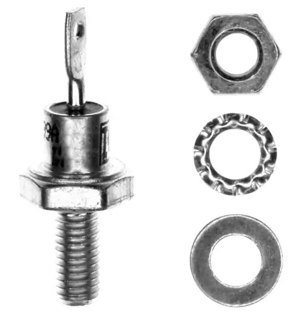 Vishay 800 V 25 A Diode Recovery 2-Pin DO-4